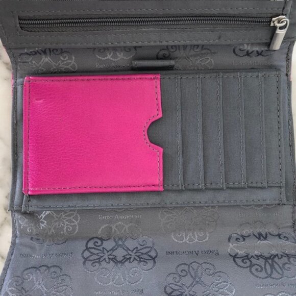 ENZO ANGIOLINI Fushia Convertible Wallet Crossbody - Picture 9 of 16